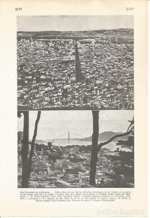 Postcards: LAMINA 51547: Vistas de San Francisco, Estados Unidos - VVAA