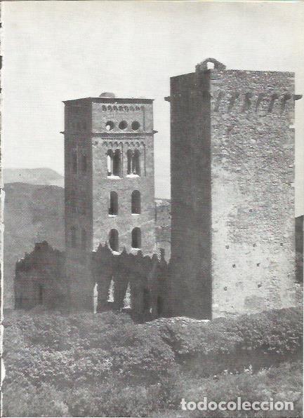 Postcards: LAMINA 51412: Vista del monasterio de Sant Pere de Rodes - M. Bartolome Lopez