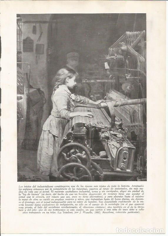 Postcards: LAMINA 26128: La Tejedora, por J. Planella - VVAA