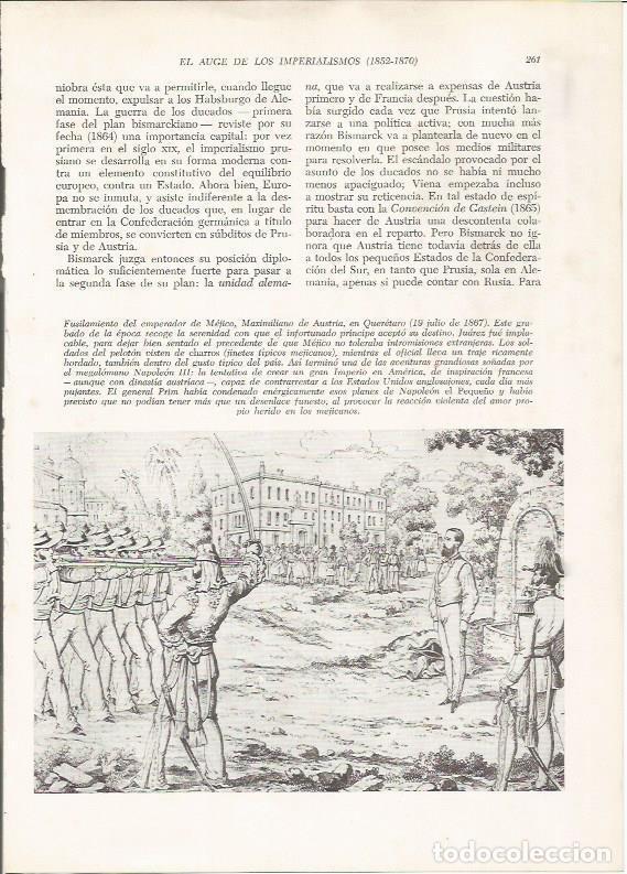 Postcards: LAMINA 26135: Fusilamiento de Maximiliano de Mexico - VVAA