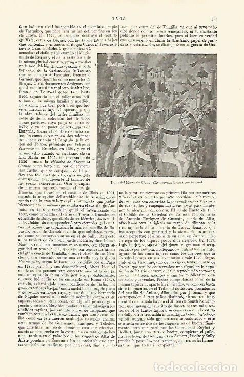 Postales: LAMINA ESPASA 31204: Tapiz del Museo de Cluny - Varios