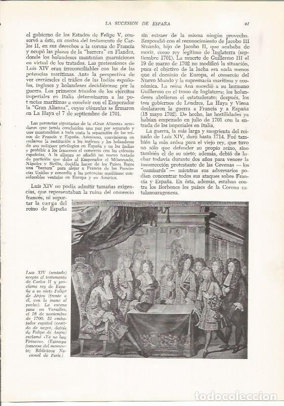 Postcards: LAMINA 26050: Luis XIV aceptando el testamento de Carlos II - VVAA