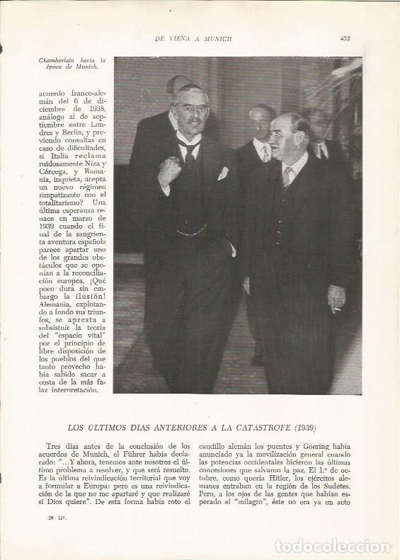 Postkarten: LAMINA 26210: Chamberlain cerrando los Tratados de Munich - VVAA