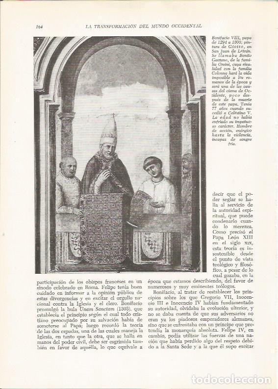 Cartoline: LAMINA 25912: El papa Bonifacio VIII - VVAA