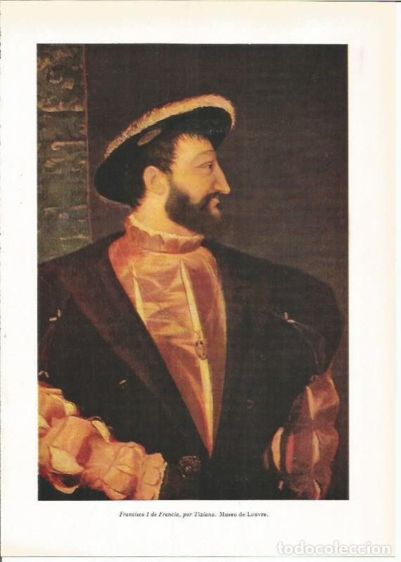 Cartoline: LAMINA 25941: Francisco I de Francia, por Tiziano - VVAA