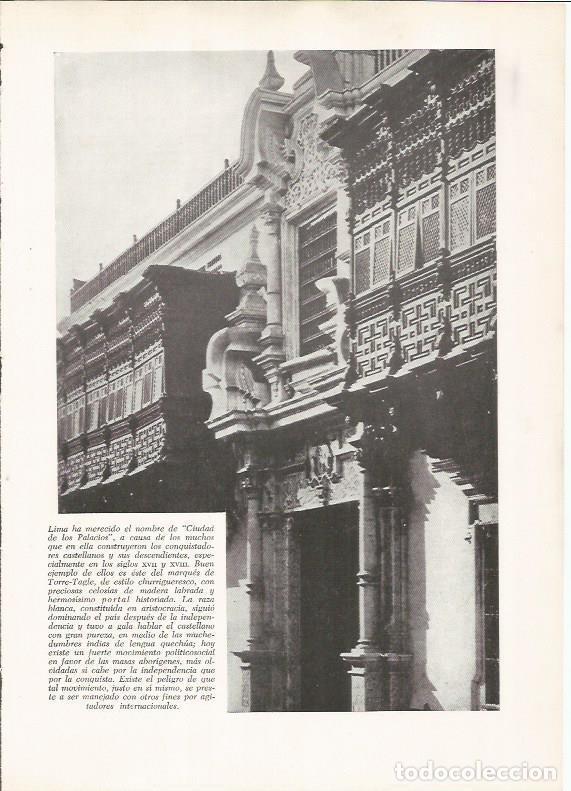 Postcards: LAMINA 26180: Casa del Marques de Torre Tagle en Lima, Peru - VVAA