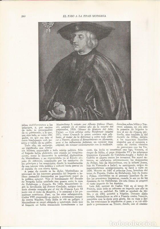 Cartoline: LAMINA 25943: Maximiliano I, por Duhrer - VVAA