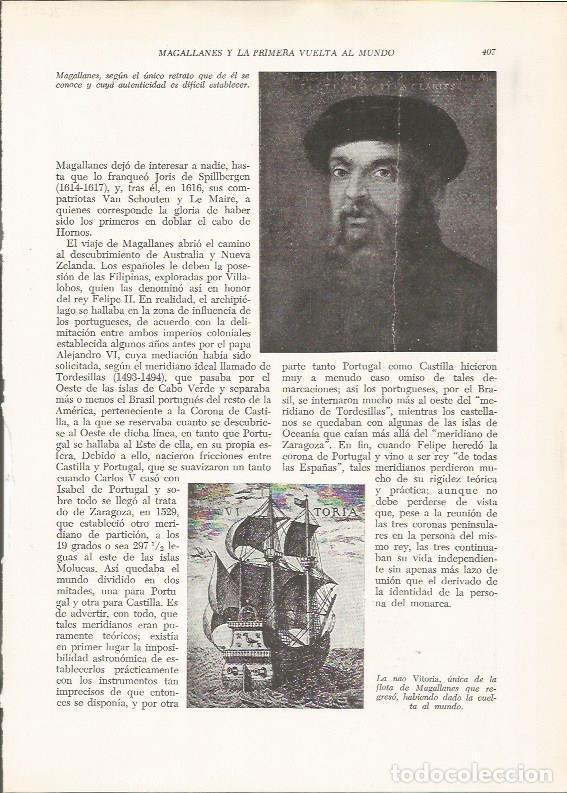 Postcards: LAMINA 26002: Magallanes y la nao Vitoria - VVAA