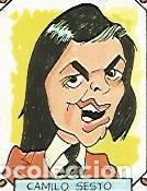 Postales: CROMO CARICATURAS 22 numero 079: CAMILO SESTO - Varios