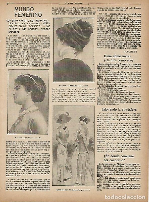 Postcards: LAMINA 11647: Mundo femenino sombreros y peinados - Varios