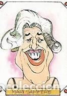 Postcards: CROMO CARICATURAS 22 numero 025: MARI SAMPERE - Varios