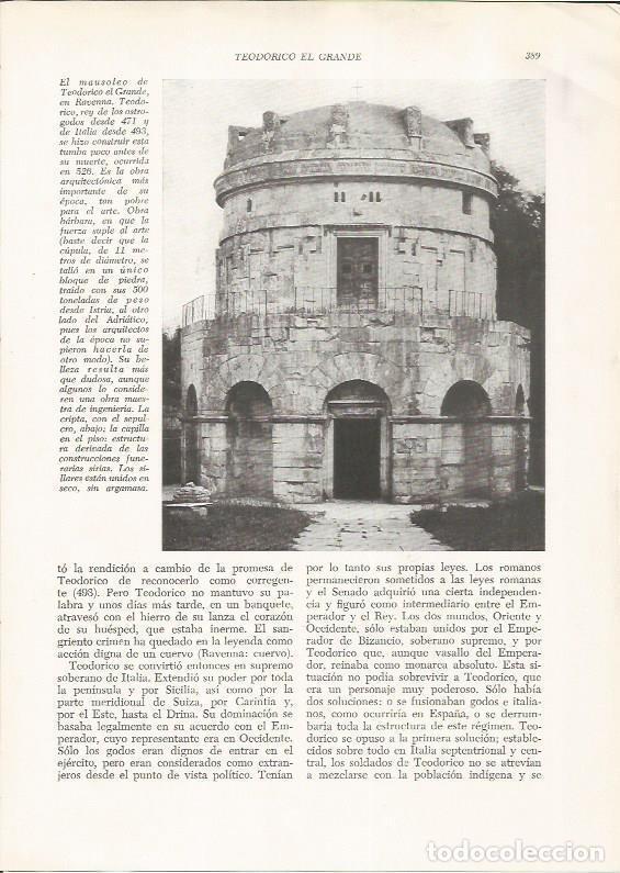 Postcards: LAMINA HISTORIA 26299: Mausoleo de Teodorico el Grande - VVAA