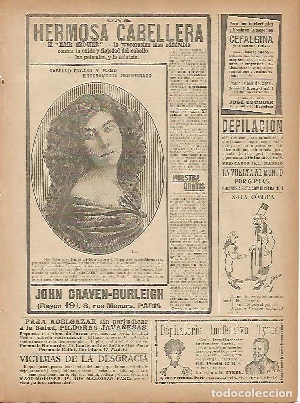 Cartoline: LAMINA 11803: Publicidad de Hair Grower de Paris - Varios