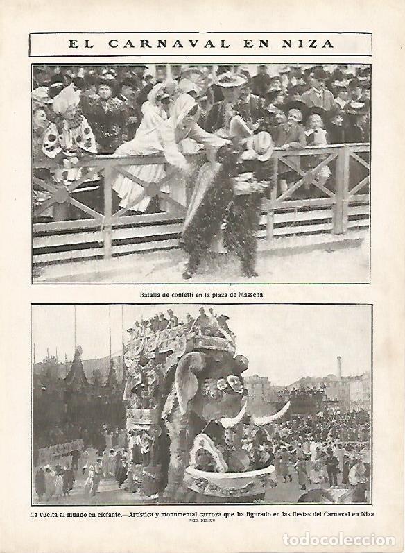 Cartoline: LAMINA 11796: El carnaval en Niza - Varios