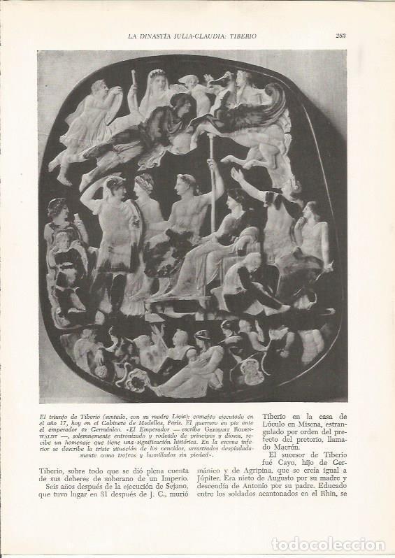 Cartoline: LAMINA HISTORIA 26254: Triunfo de Tiberio - VVAA