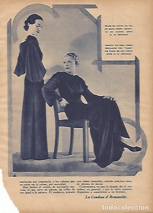 Cartoline: LAMINA BLANCO Y NEGRO 11862: Traje de tarde y vestido de raso negro - Varios