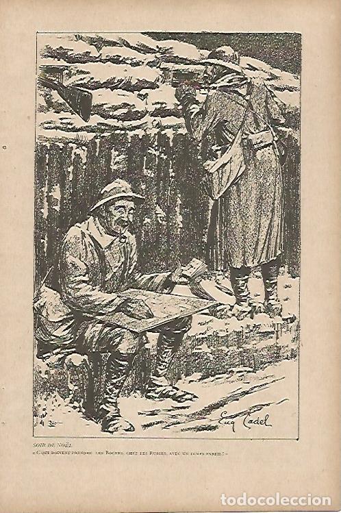 Cartoline: LAMINA 11891: Soir de Noel por E. Cadel - Varios