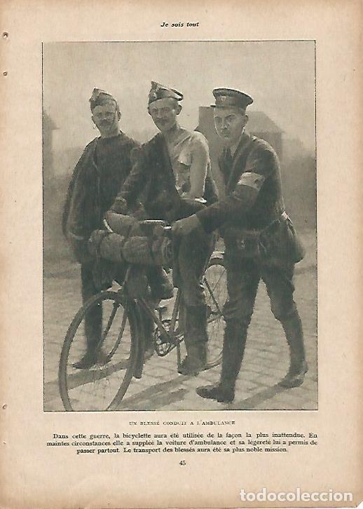 Cartoline: LAMINA 11936: Soldados belgas en bicicleta - Varios