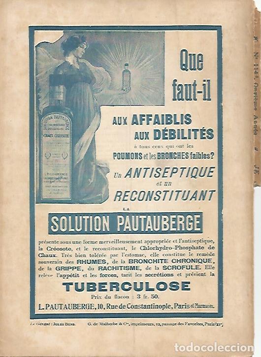 Postales: LAMINA 11913: Contraportada del numero 1145 de 15 de abril - Varios