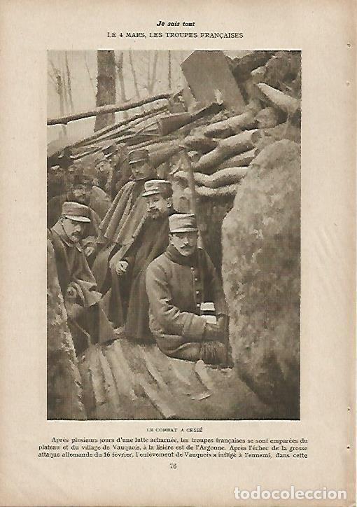 Postales: LAMINA 12007: Despues del combate en Vauquois - Varios