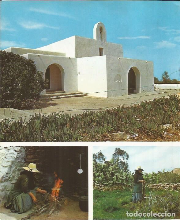 Postales: LAMINA 26481: Iglesia y campesina en Formentera - VVAA