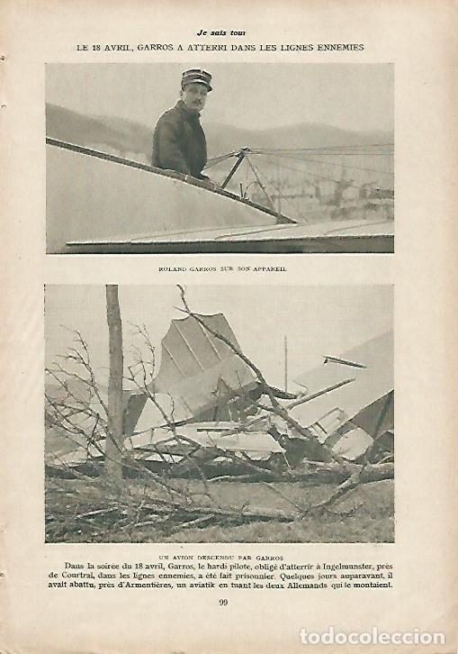 Postales: LAMINA 12019: Roland Garros - Varios