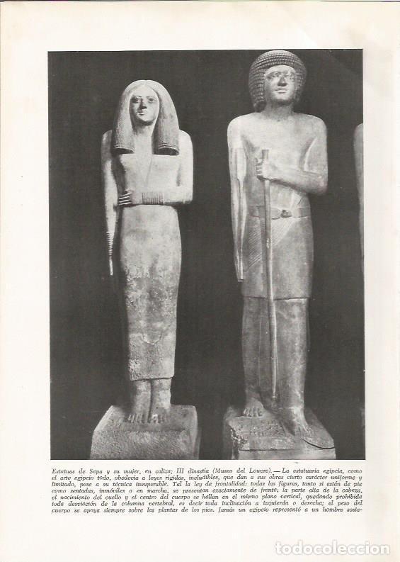 Cartes Postales: LAMINA HISTORIA 26149: Estatua de Sepa y su mujer - VVAA