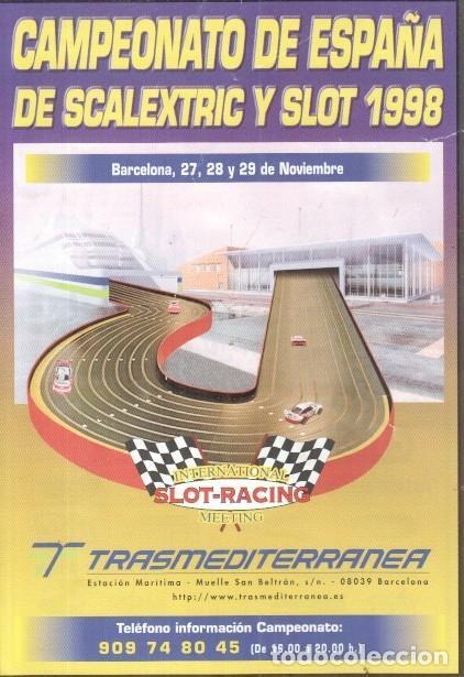 Cartoline: Folleto: Campeonato de Espa&ntilde;a de Scalextric y Slot 1998 - Varios