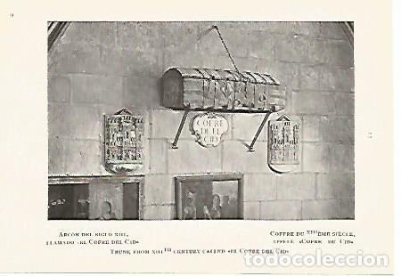 Postales: LAMINA 2174: CATEDRAL BURGOS. El Cofre del Cid - Vicente Lamperez