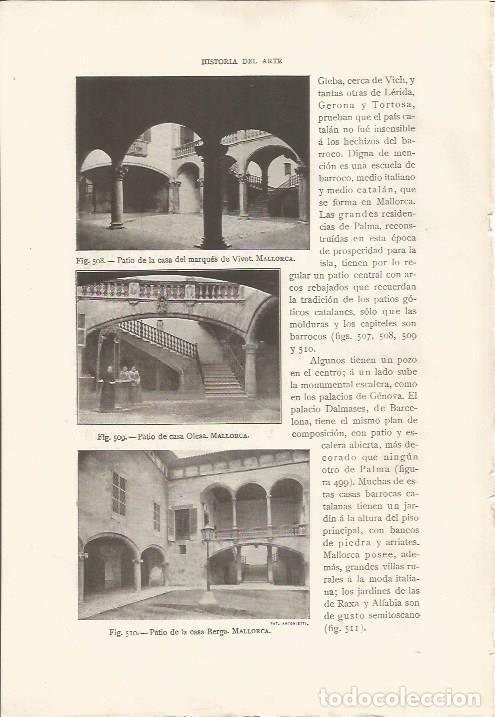 Cartes Postales: LAMINA 26923: Casa del Marques de Vivot, Casa Olesa y Casa Berga en Mallorca - J. Pijoan