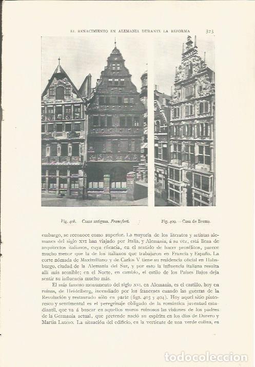 Postkarten: LAMINA 26888: Casas antiguas de Frankfurt, Alemania - J. Pijoan