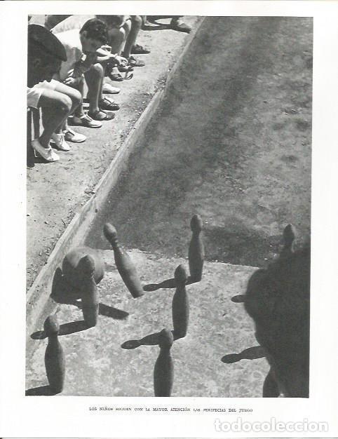 Postais: LAMINA 26715: Juego de bolos en el Pais Vasco - Pio Baroja