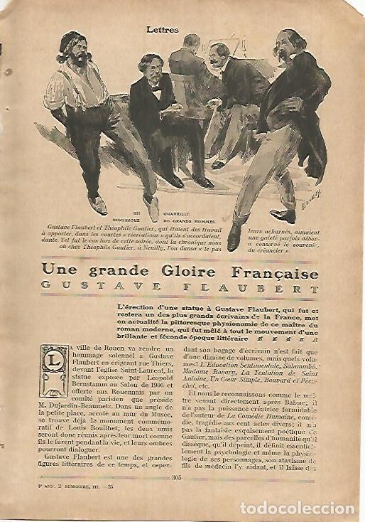 Postcards: LAMINA 12112: Gustavo Flaubert - Varios