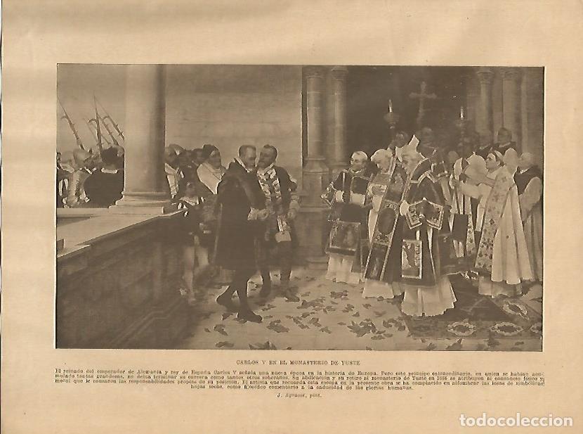 Cartes Postales: LAMINA 5110: Carlos V en el Monasterio de Yuste - Guillermo de Boladeres