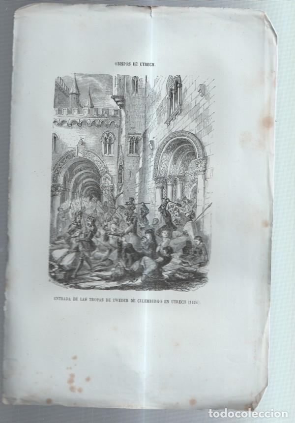 Cartes Postales: Lamina numero 02: Los Heroes y las maravillas del mundo: entrada tropas de Zweder en Culemburgo (utr