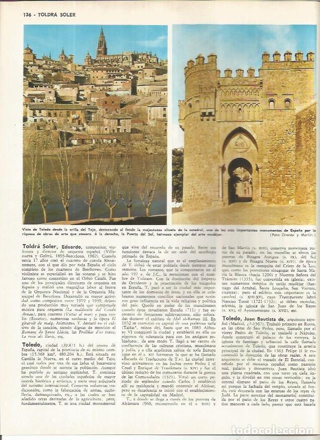 Cartoline: LAMINA MONITOR 01201: Vistas de Toledo - Varios