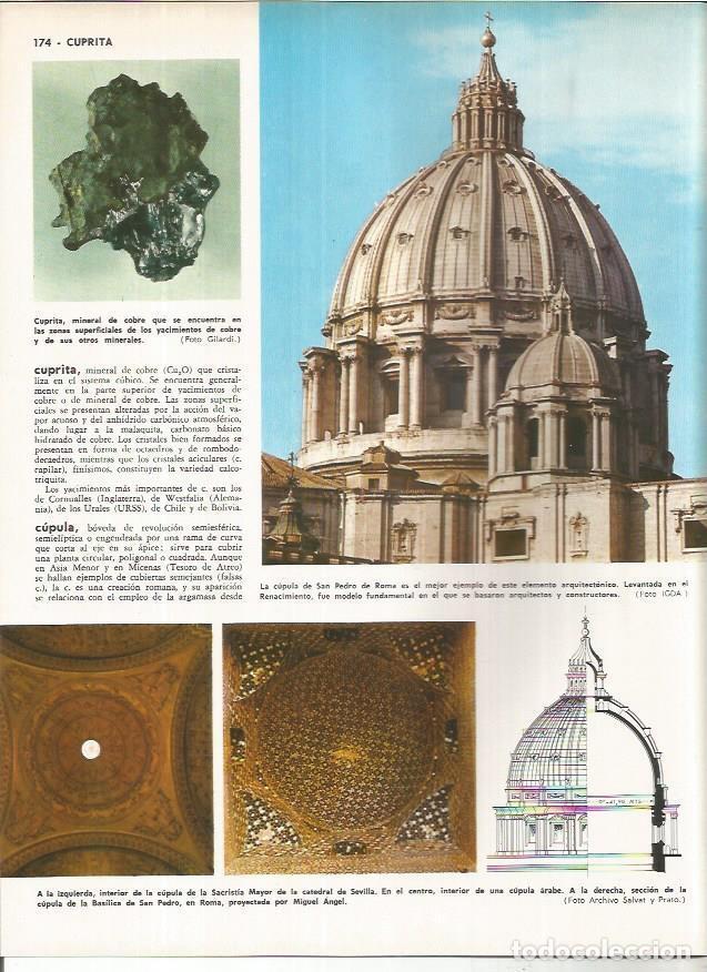 Postkarten: LAMINA MONITOR 01133: Cupula de San Pedro en Roma - Varios