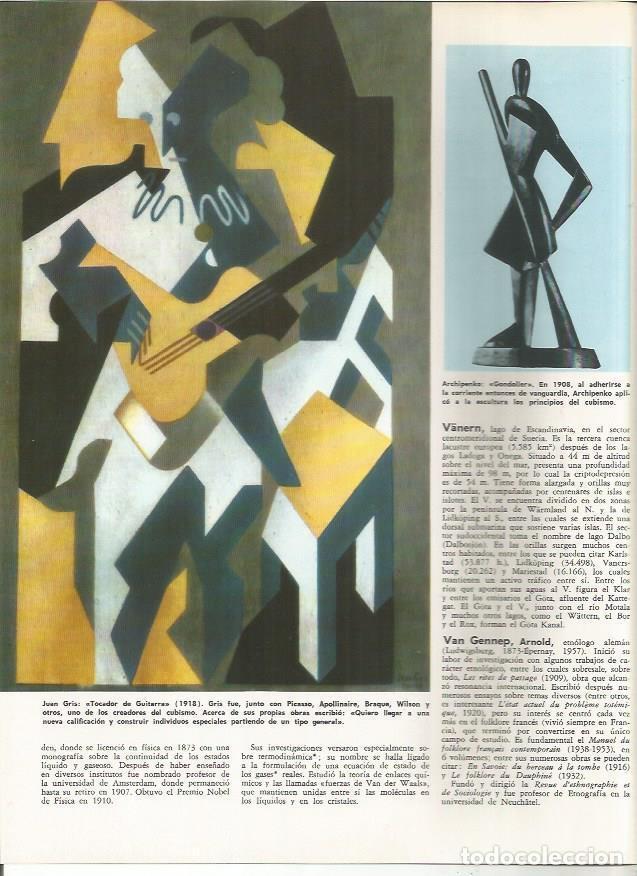 Postcards: LAMINA MONITOR 0897: Tocador de guitarra, por Juan Gris - Varios