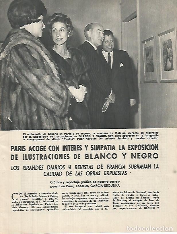 Postkarten: LAMINA 12369: La condesa de Motrico en la Exposicion de Blanco y Negro en Paris - Varios