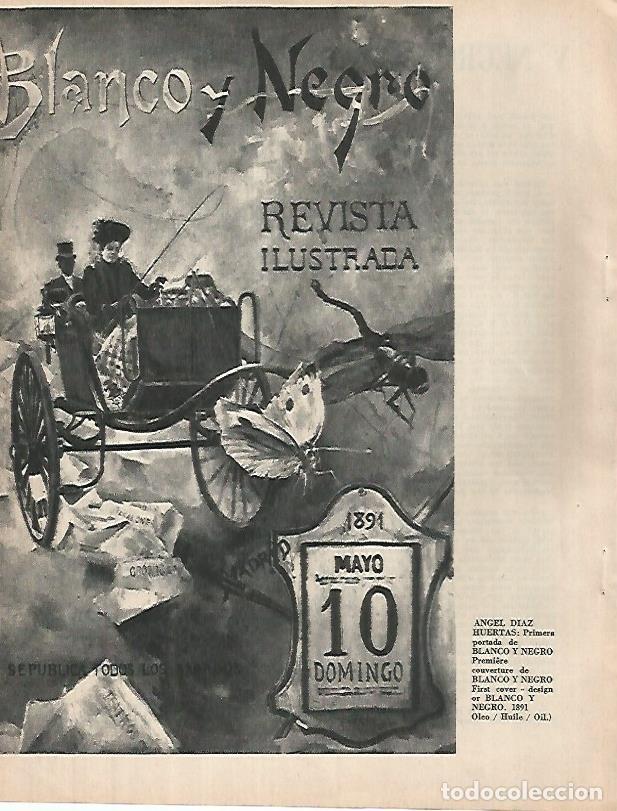 Cartoline: LAMINA 12344: Primera portada de Blanco y Negro por A. Diaz Huertas - Varios