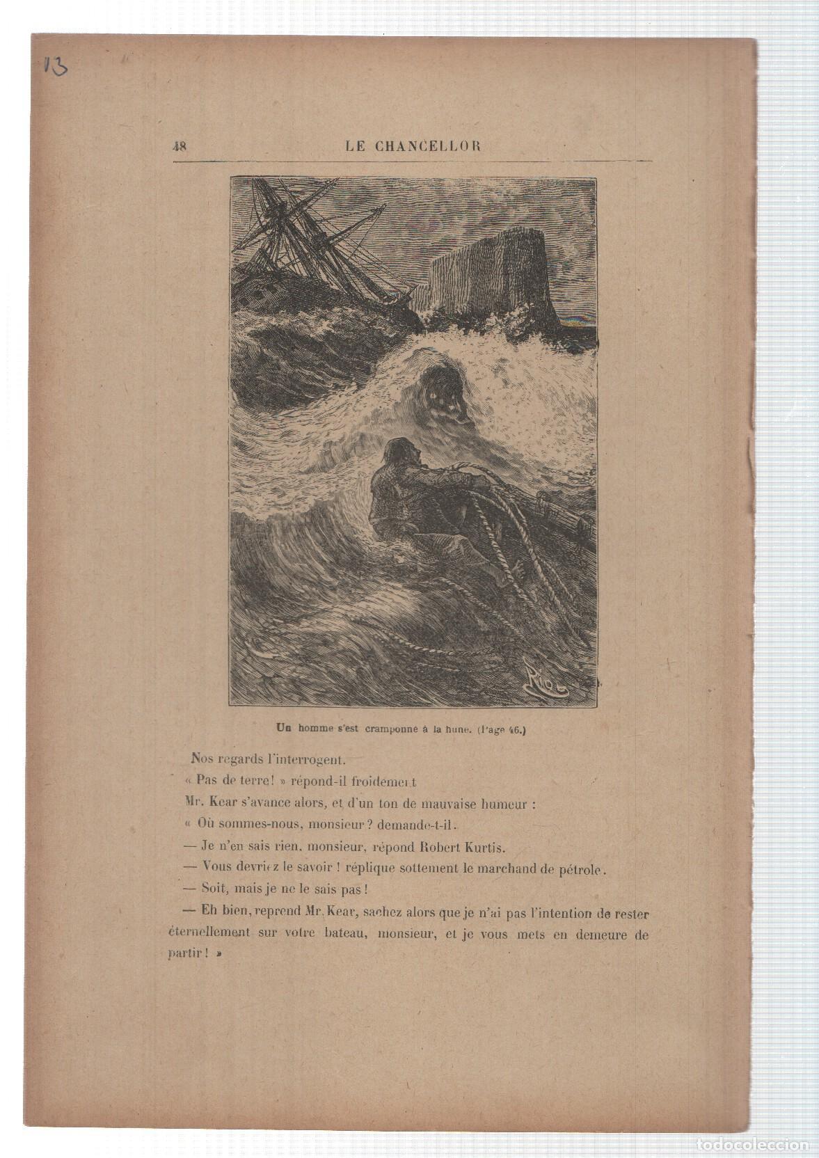 Postkarten: Le Chancellor de Jules Verne lamina 13