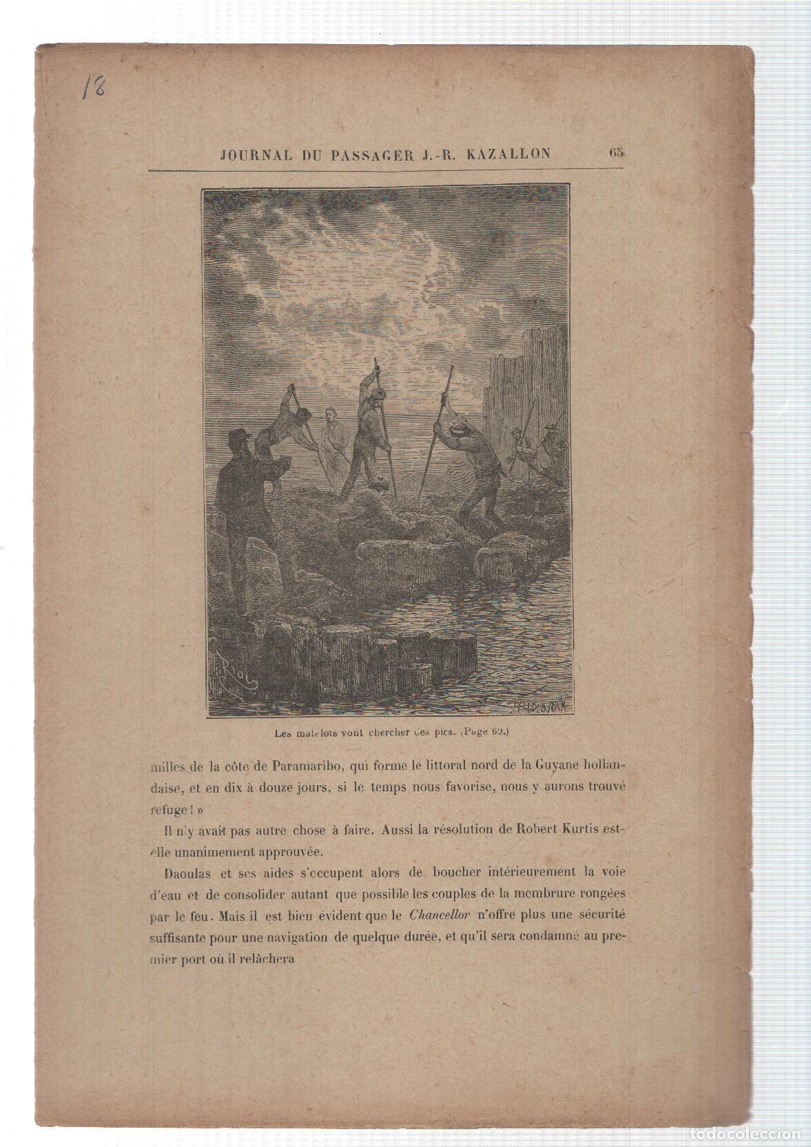 Postales: Le Chancellor de Jules Verne lamina 18