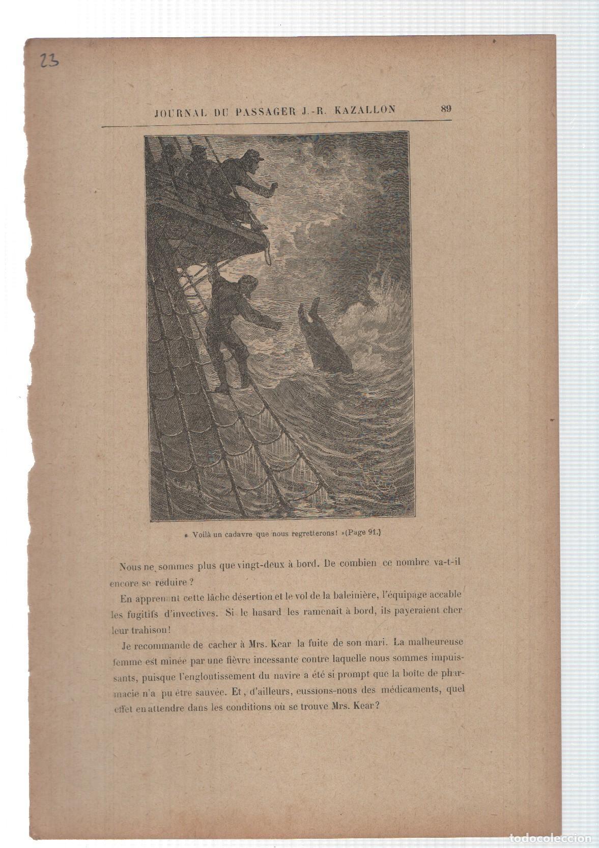 Postkarten: Le Chancellor de Jules Verne lamina 23