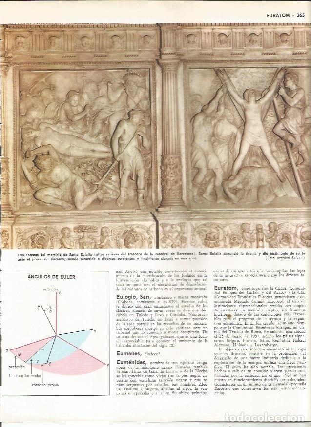 Postais: LAMINA MONITOR 0992: Escenas del martirio de Santa Eulalia en la catedral de Barcelona - Varios