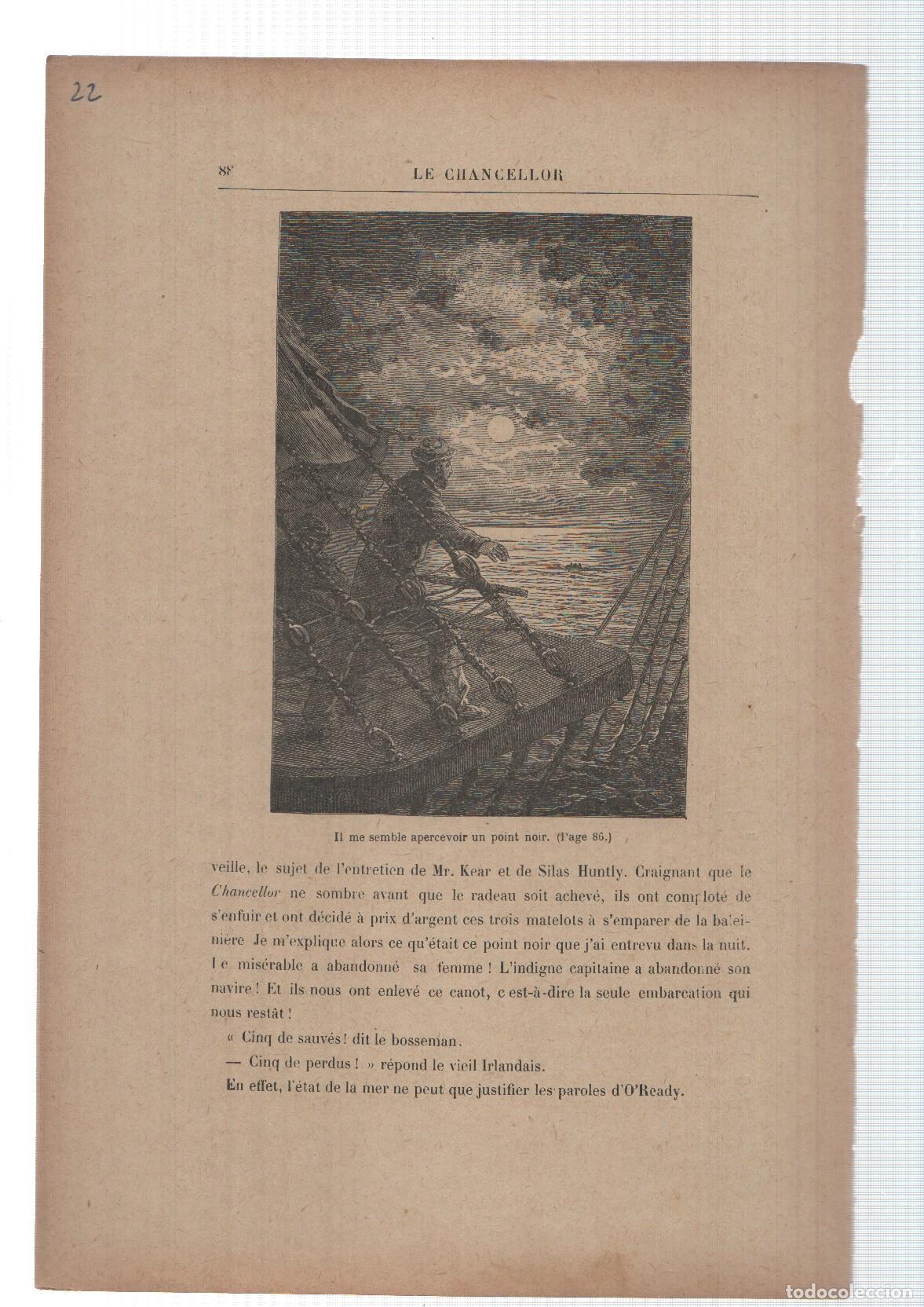 Postkarten: Le Chancellor de Jules Verne lamina 22