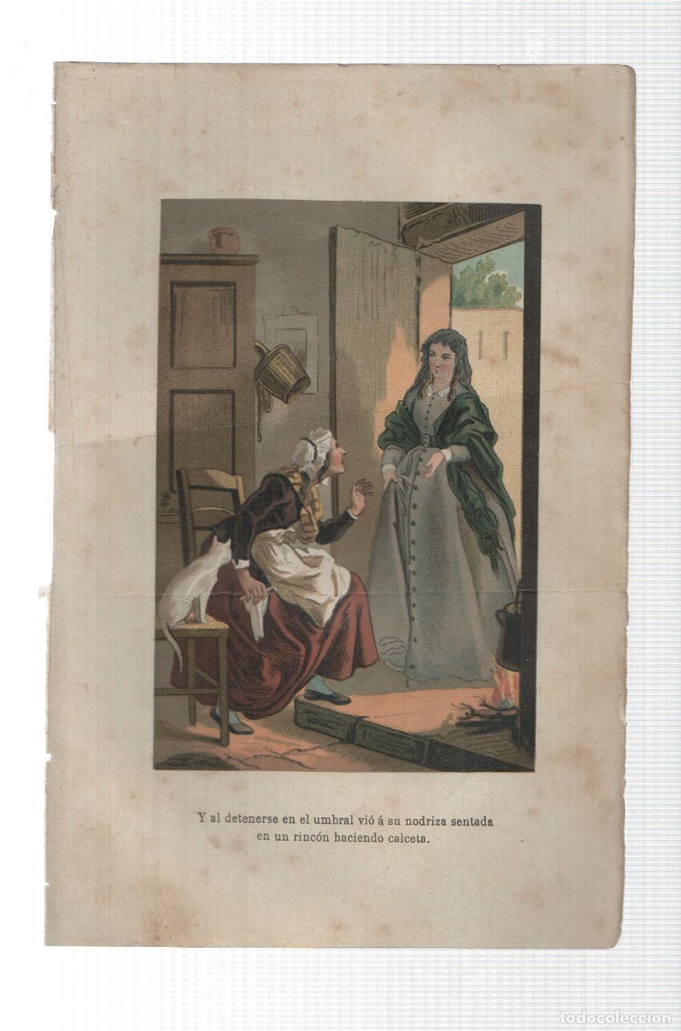 Cartes Postales: Lamina numero 26: Oscar y Amanda (amor y virtud triunfante), (se ignora nombre del ilustrador) -