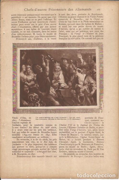 Cartes Postales: LAMINA 27310: El rey ebrio, por Jordaens - VVAA