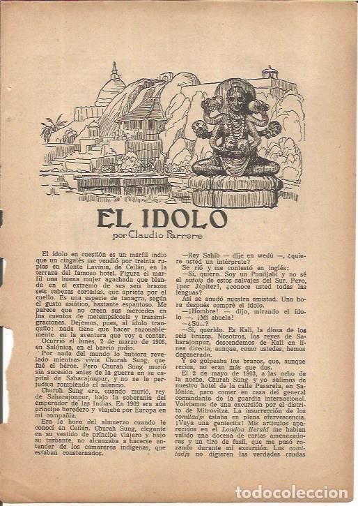 Postkarten: LAMINA 27181: Ilustracion de J Llaverias para El idolo - VVAA