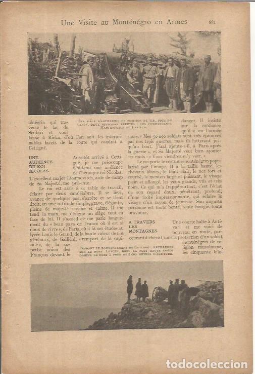 Postkarten: LAMINA 27227: Artilleria de Montenegro - VVAA