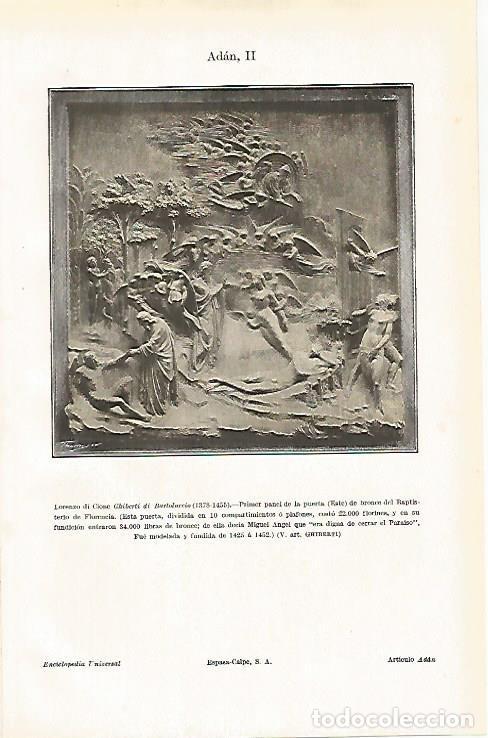 Postkarten: LAMINA ESPASA 31392: Panel del Baptisterio de Florencia - Varios
